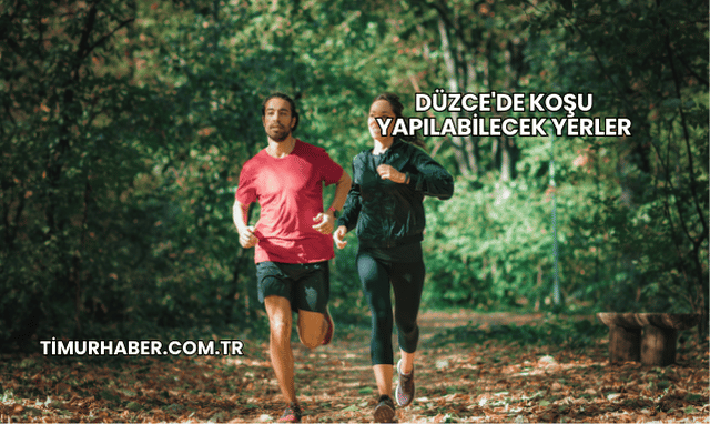 Düzce'de Koşu Yapılabilecek Yerler
