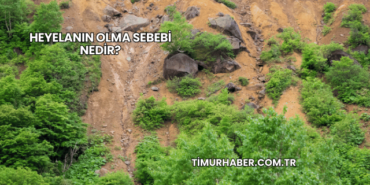 Heyelanın Olma Sebebi Nedir?