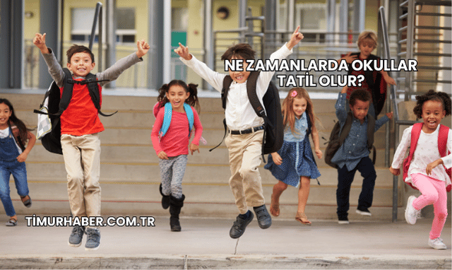 Ne Zamanlarda Okullar Tatil Olur?