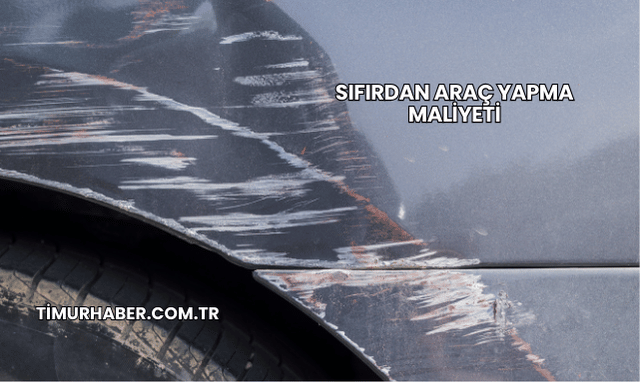 Sıfırdan Araç Yapma Maliyeti