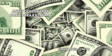 Anket Doldurarak Nakit Para Kazanma