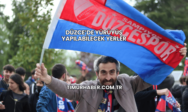 Düzce’de Yürüyüş Yapılabilecek Yerler