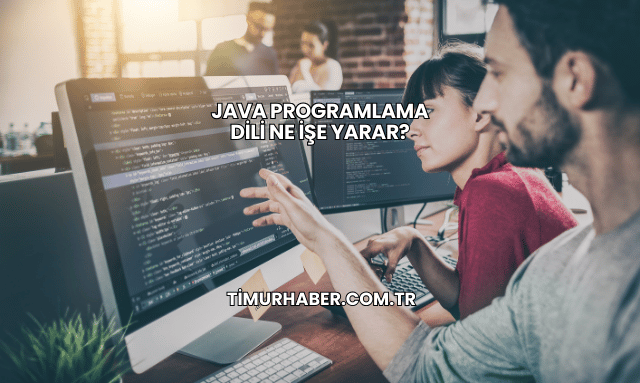 Java Programlama Dili Ne İşe Yarar?