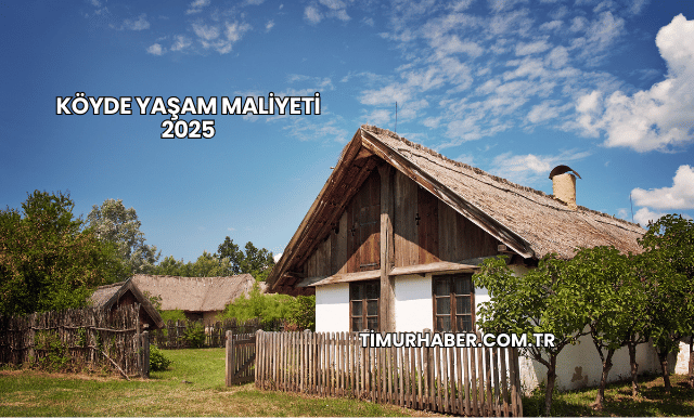 Köyde Yaşam Maliyeti 2025