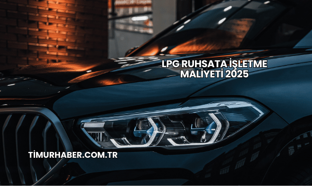 LPG Ruhsata İşletme Maliyeti 2025