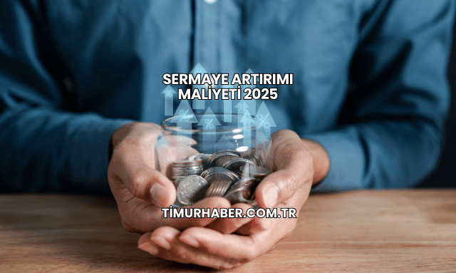 Sermaye Artırımı Maliyeti 2025