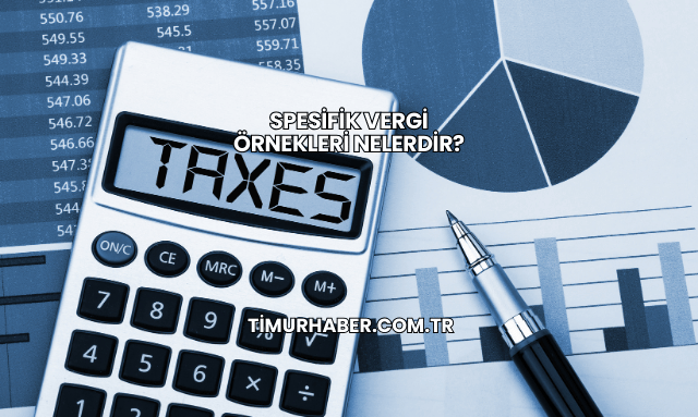 Spesifik Vergi Örnekleri Nelerdir?