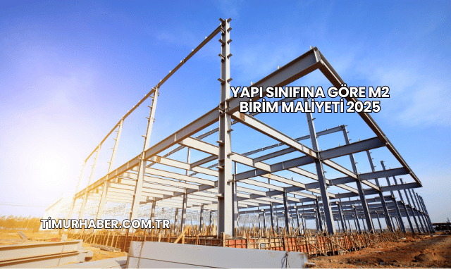 Yapı Sınıfına Göre m2 Birim Maliyeti 2025