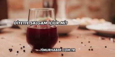 Diyette Şalgam İçilir mi?