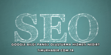 Google Bilgi Paneli Oluşturma Hizmeti Nedir?